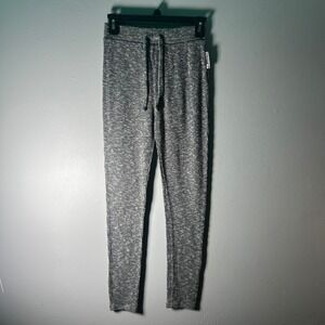 Gymshark Ribbed High Waisted Joggers Pants Grey Size S
